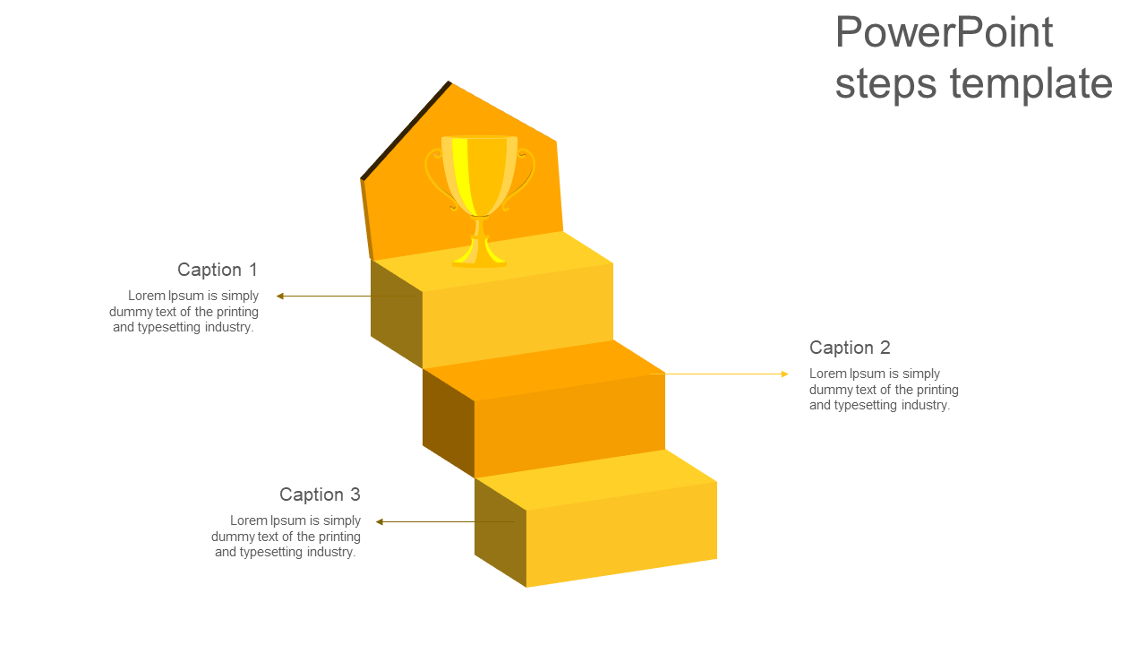 Editable PPT and Google Slides Steps Template