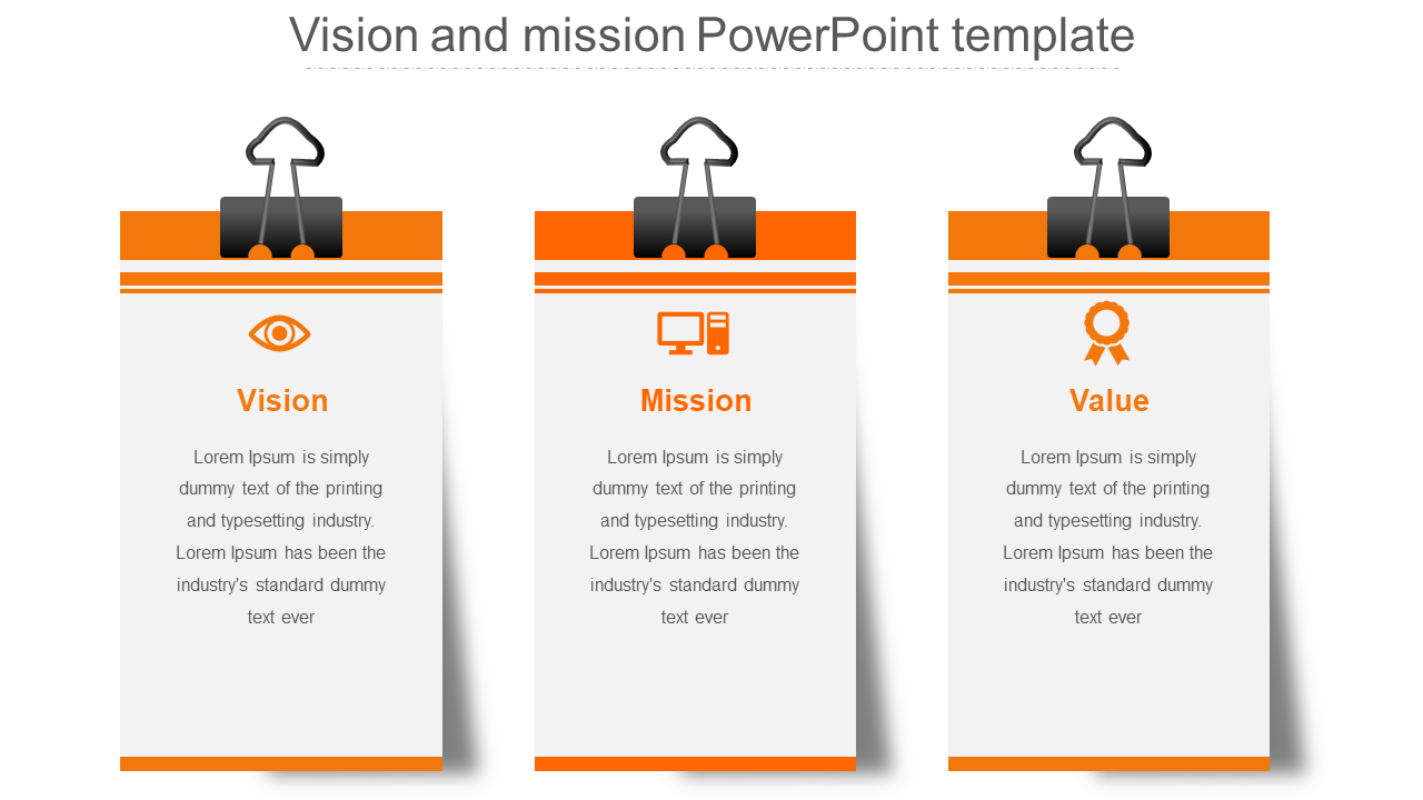 Buy Vision And Mission PPT Templates and Google Slides