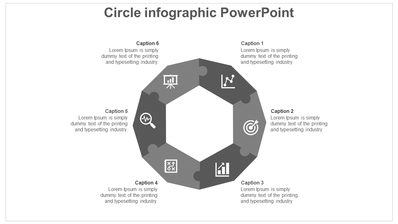 Our Predesigned Circle Infographic PowerPoint Slide Template