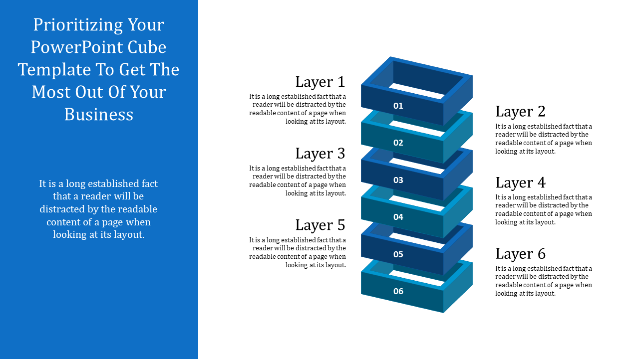 Try Our Cube PowerPoint Presentation Template Design