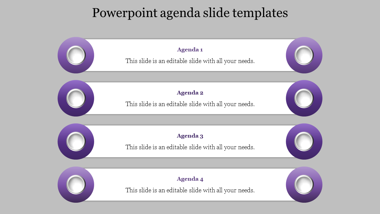 The Best PowerPoint Agenda Slide Templates Presentation