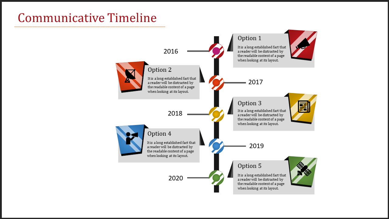 Timeline Template PPT for Project Milestones and Deadlines