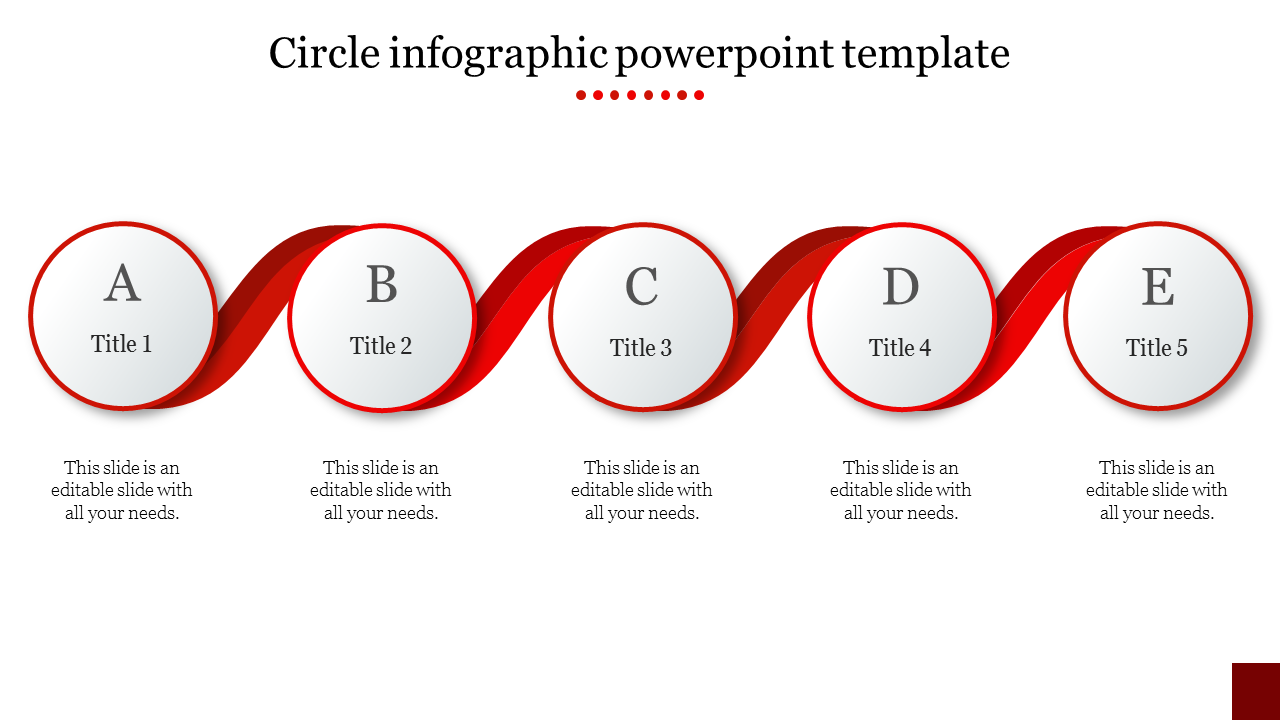 Circle Infographic PowerPoint Template and Google Slides Themes