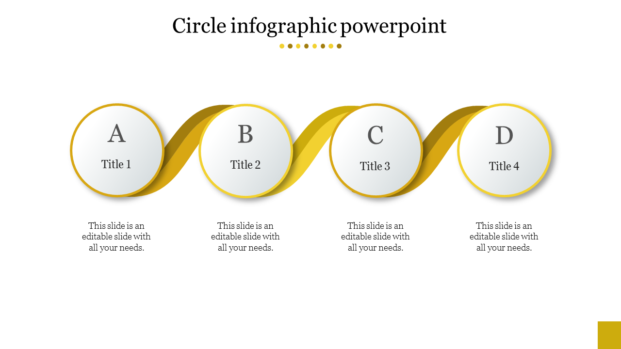 Best Circle Infographic PowerPoint for Data Visualization