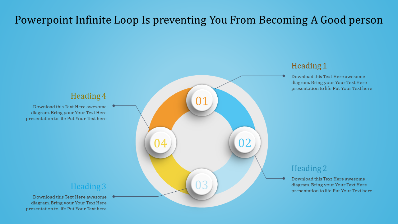 PowerPoint Infinite Loop Slide Template & Google Slides