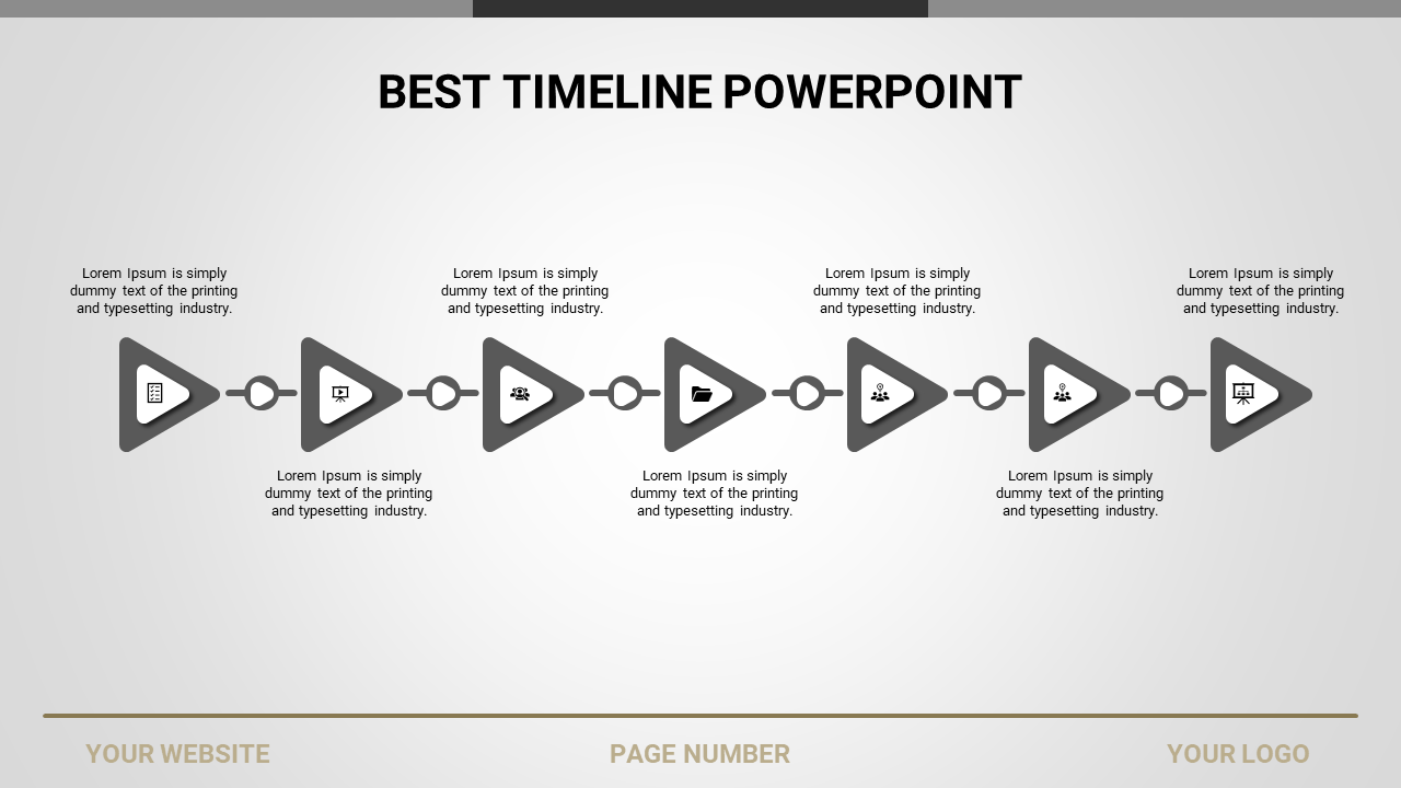 Best PowerPoint Timeline Template for Project Planning