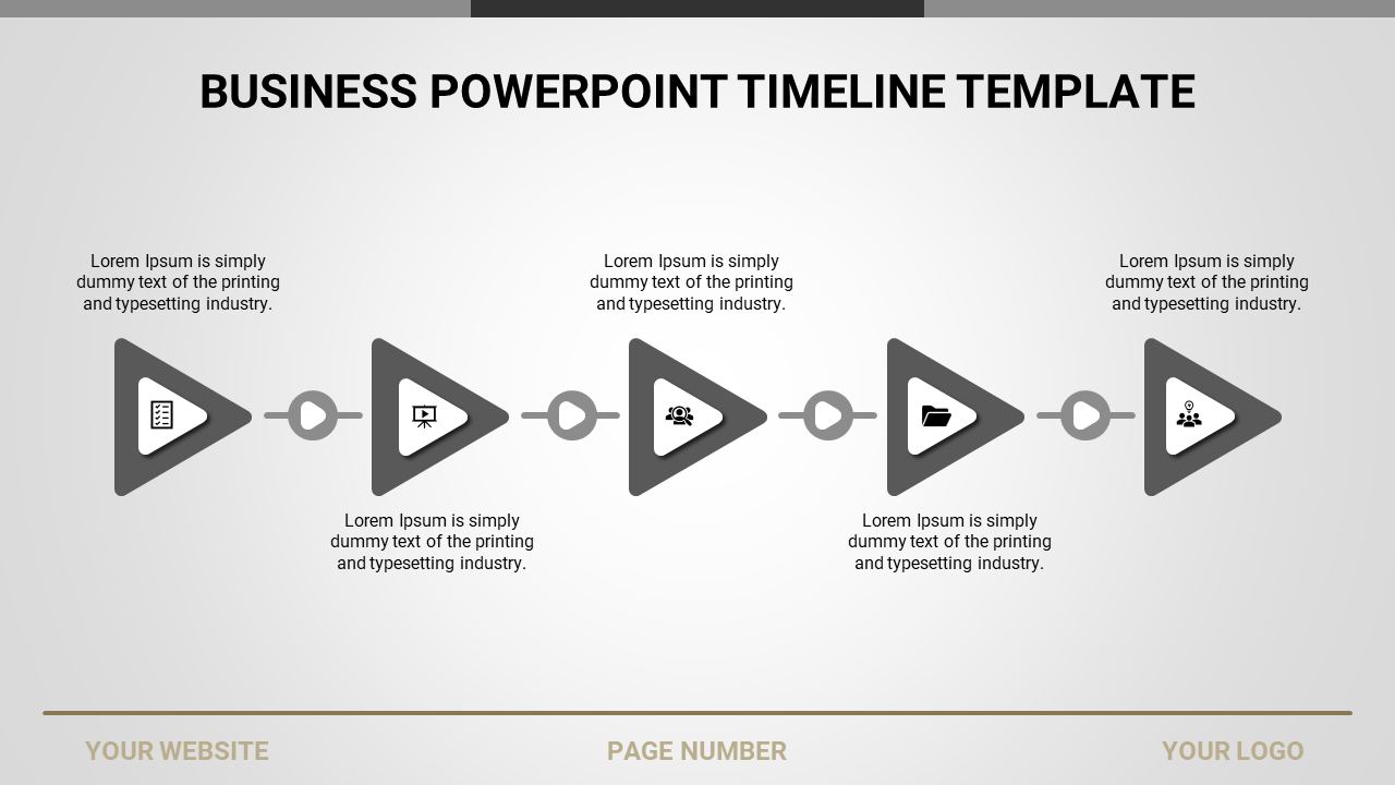 Business Timeline PPT Template and Google Slides