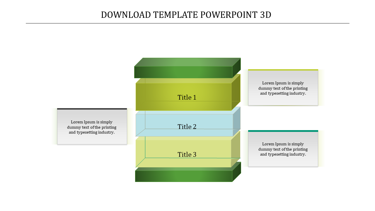 3D PowerPoint Template and Google Slides Themes