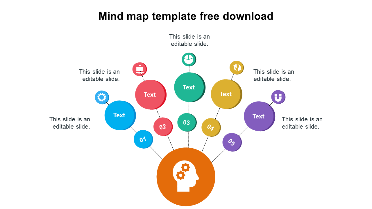 Download Free Mind Map PPT Template For Google Slides