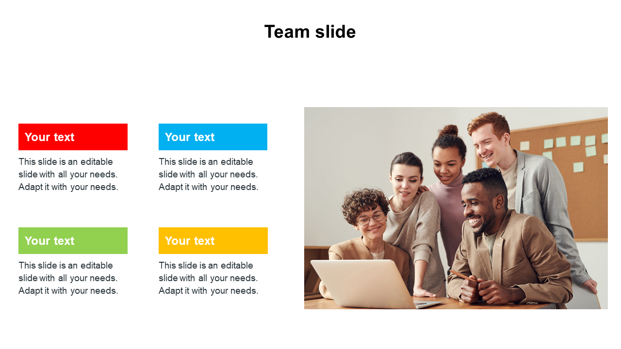 Multicolor Team Slide PPT PowerPoint Presentation Template