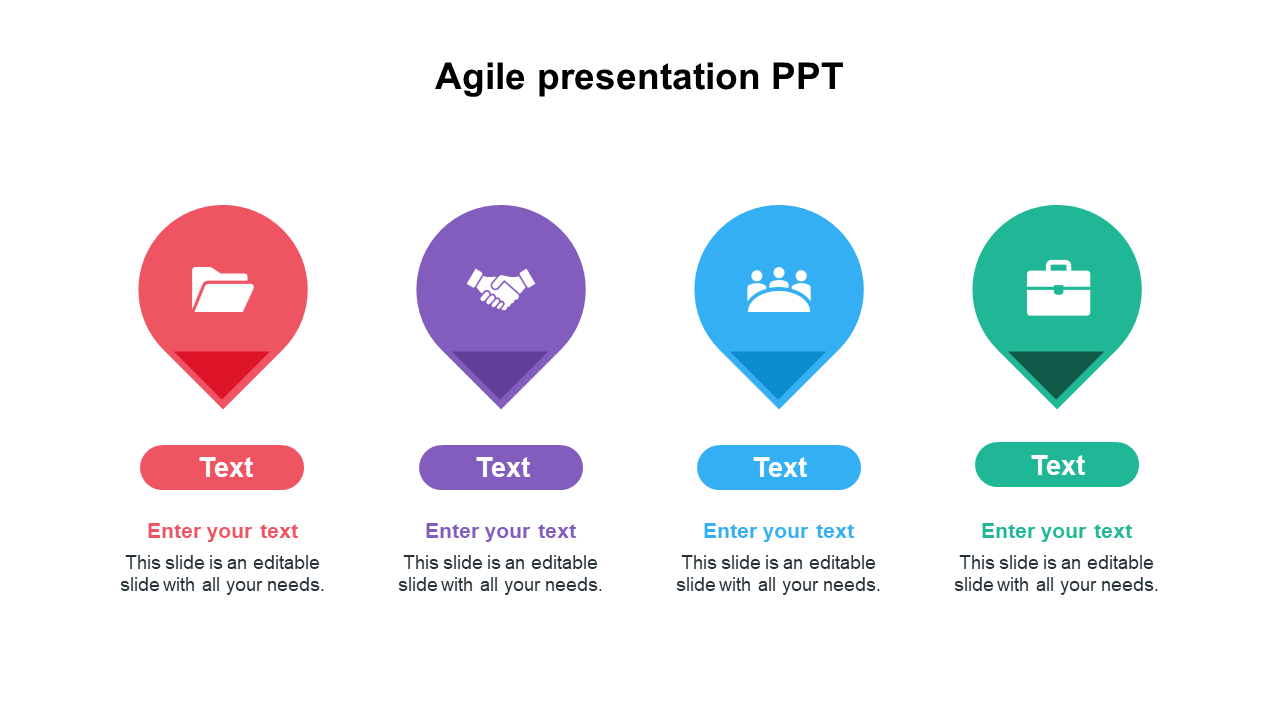 Our Magnificent Agile Presentation PPT Diagram For You