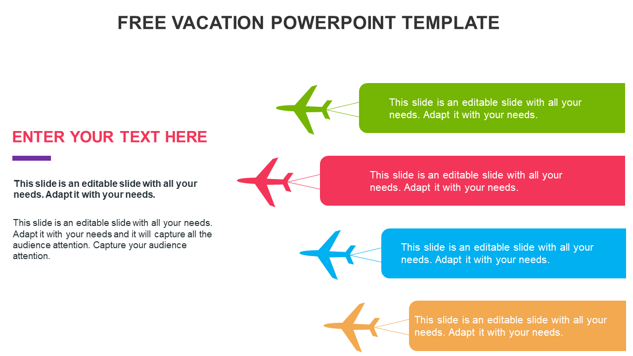 Download fantastic Free Vacation PowerPoint Template