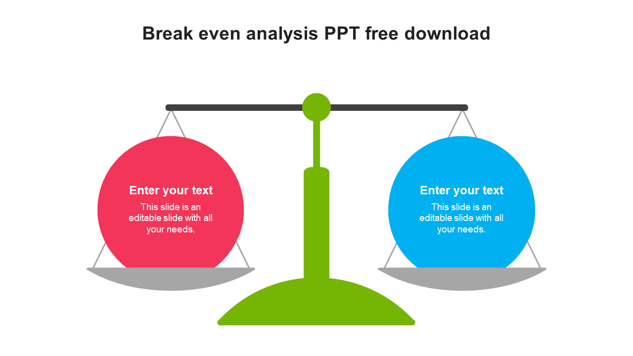 Break even analysis PPT free download templates