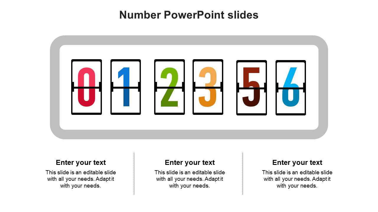 Download Captivating Number PowerPoint Slides Designs