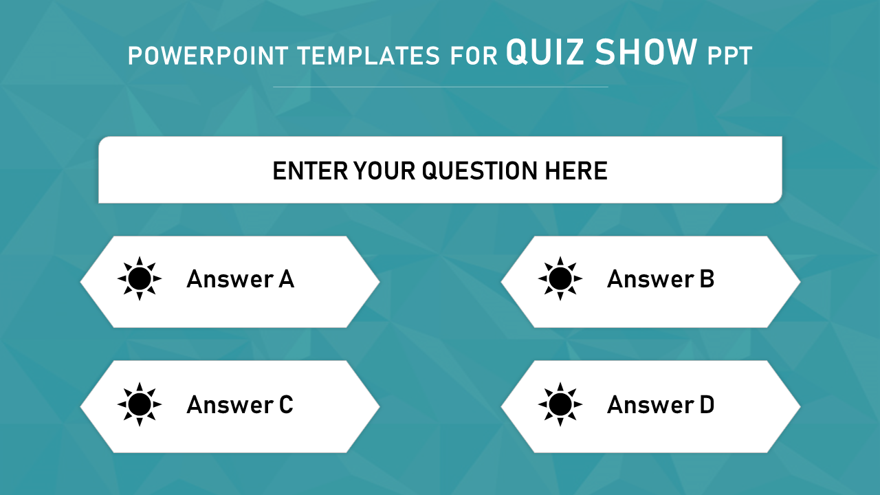 Quiz Show Template Powerpoint