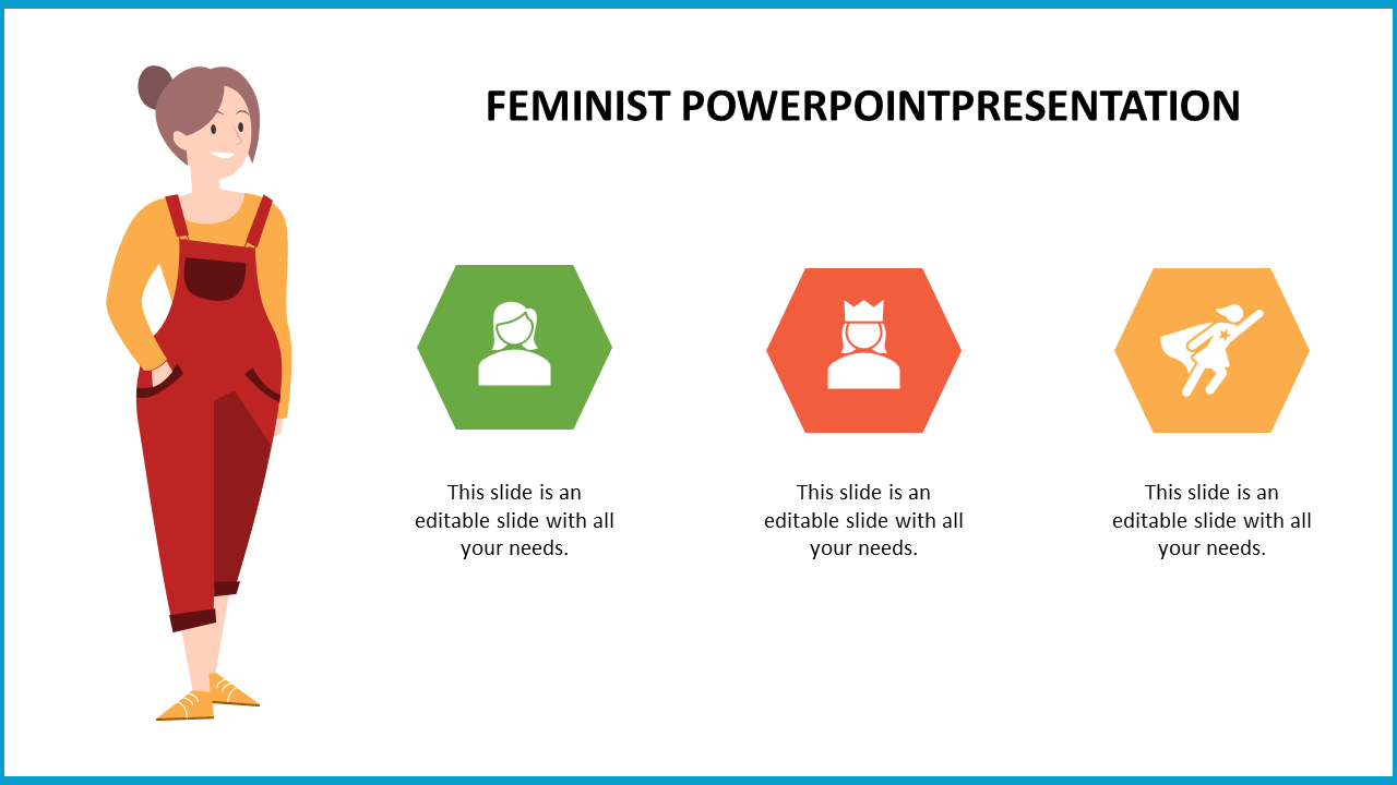 ATTRACTIVE FEMINIST POWERPOINTPRESENTATION