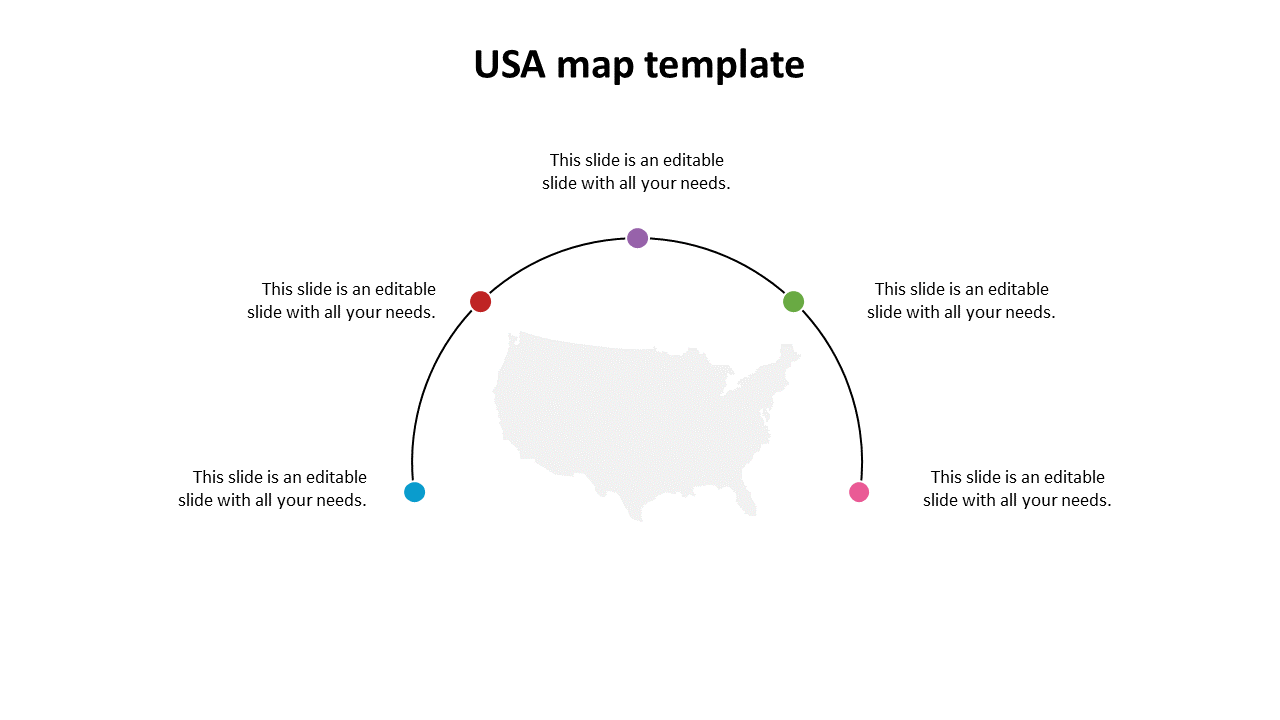 Download the Best USA Map Template Presentation Slides