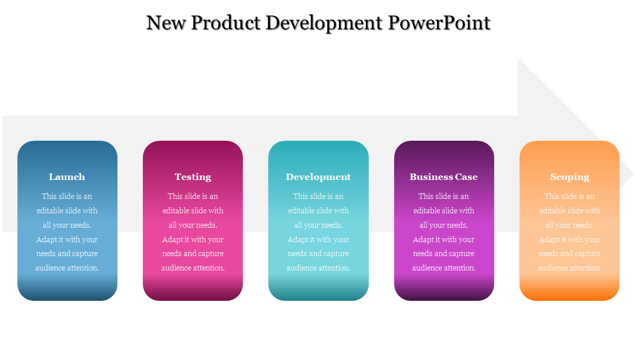 Multicolor New Product Development PowerPoint Presentation