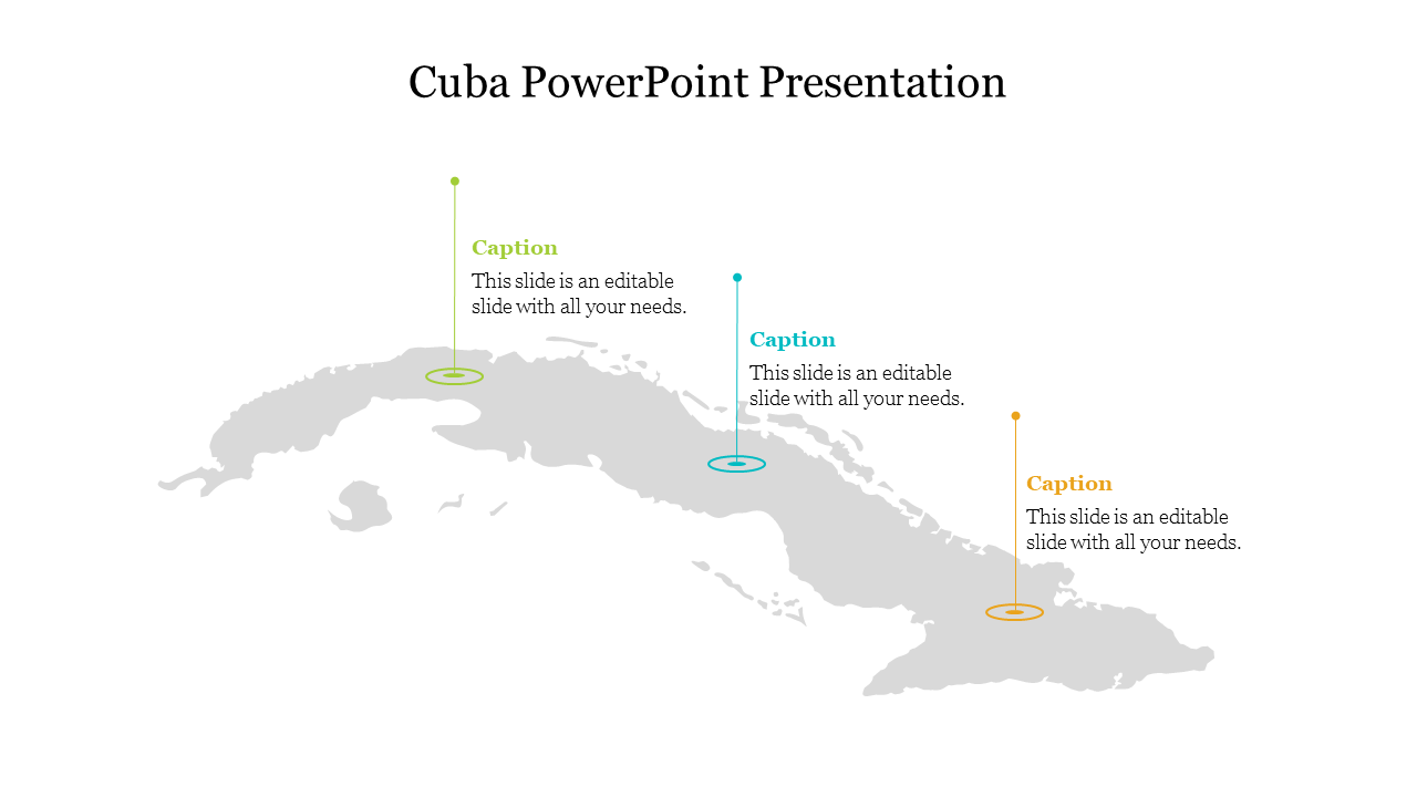 Cuba Slides For PPT Template and Google Themes Presentation