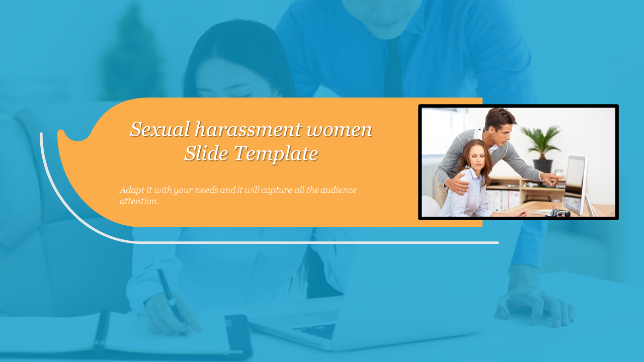 Download Sexual Harassment Women Slide Template Designs