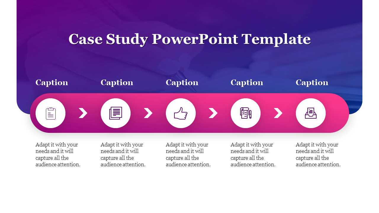 Creative Case Study PowerPoint Template design