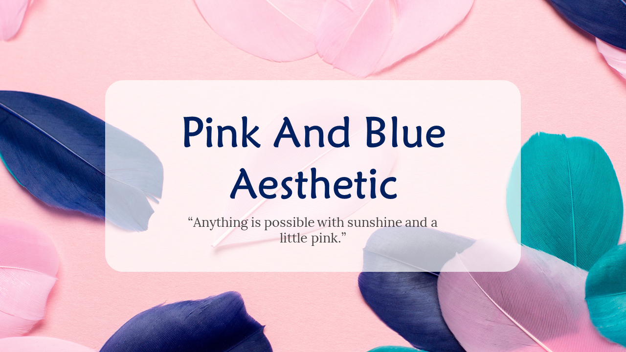 Soft pink and blue feathers on a pastel background with the title text and a motivational quote.