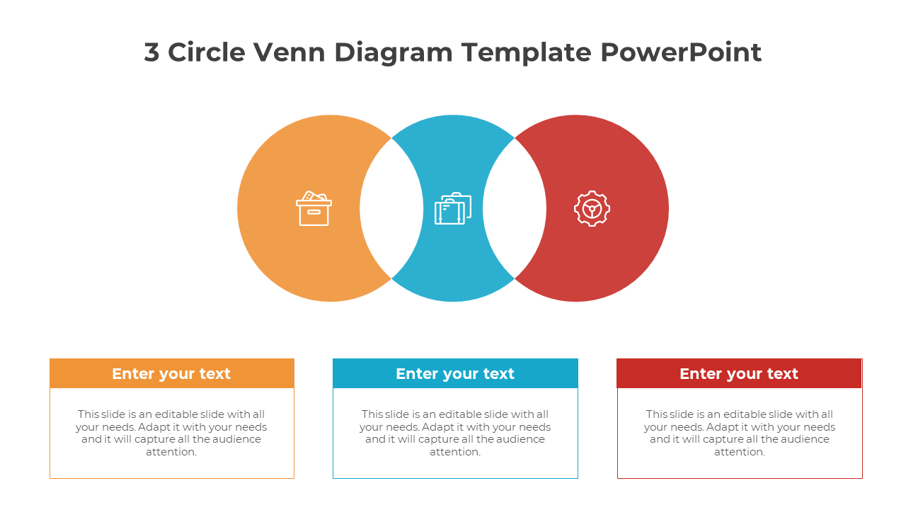 Get 3 Circle Venn Diagram PPT And Google Slides Themes