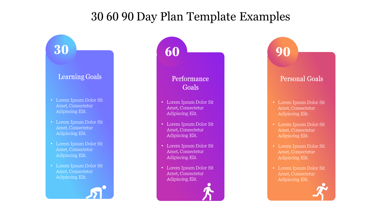 Editable 30 60 90 Day Plan PPT And Google Slides Themes