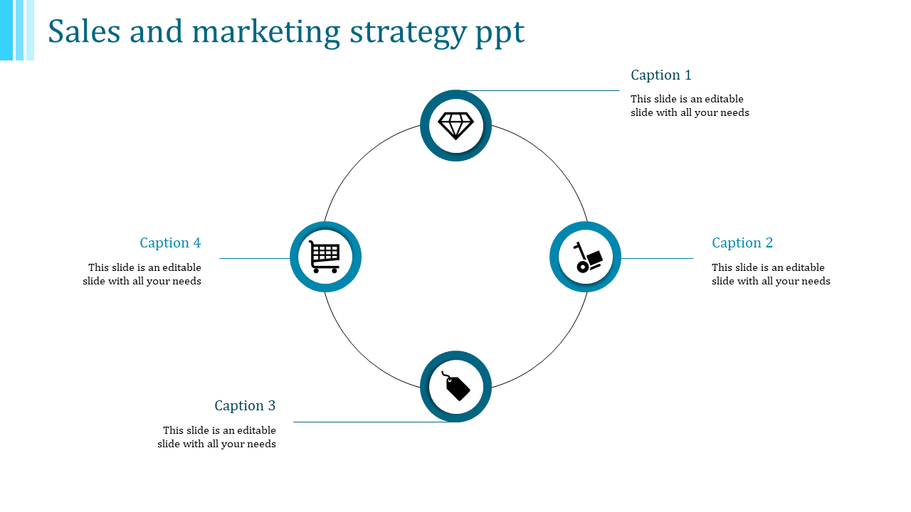 Amazing Sales And Marketing Strategy PPT Slide Design