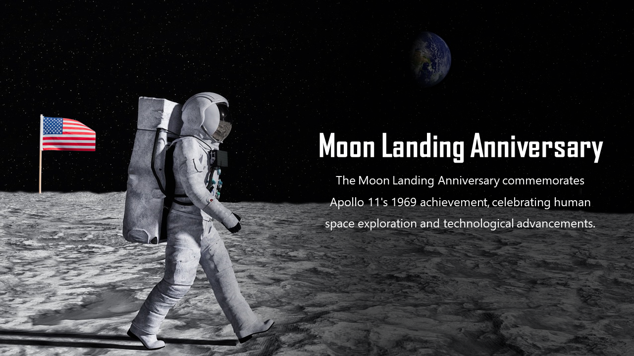 Best Moon Landing Anniversary PPT And Google Slides