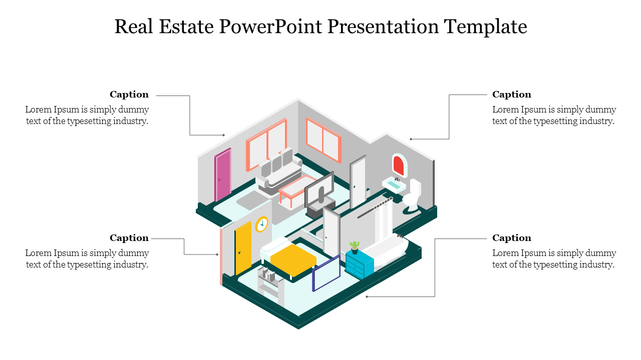 Real Estate PowerPoint Presentation Template Design