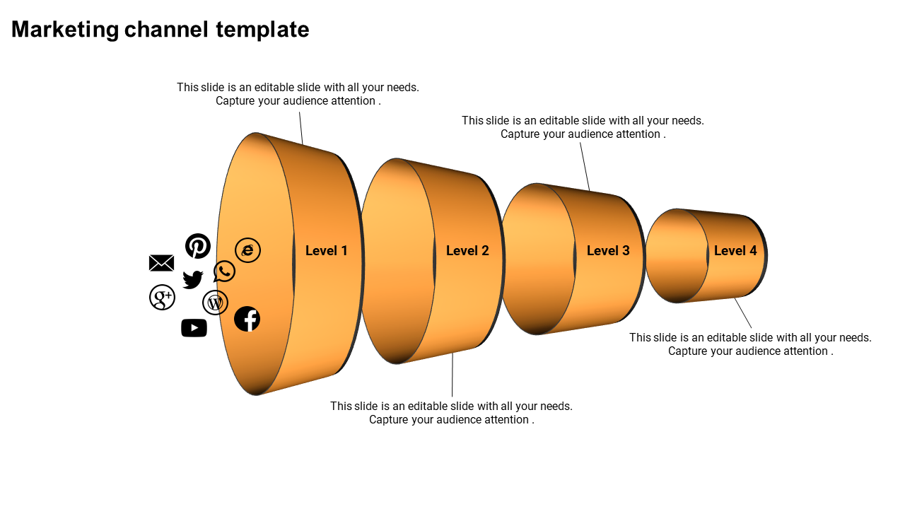 Marketing Funnel Template PowerPoint Presentation