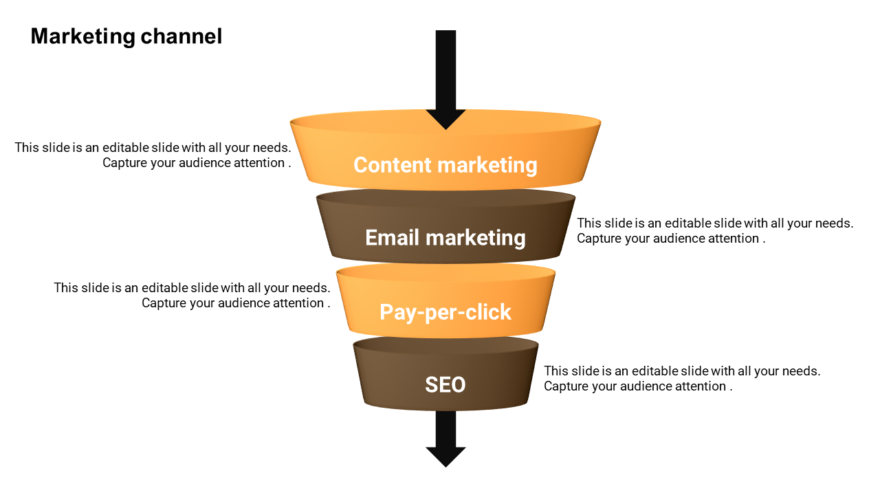 Stunning Marketing Funnel PowerPoint Template