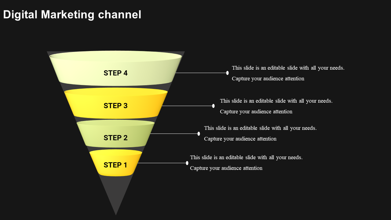 Marketing Funnel PowerPoint Template With Sales Concept 