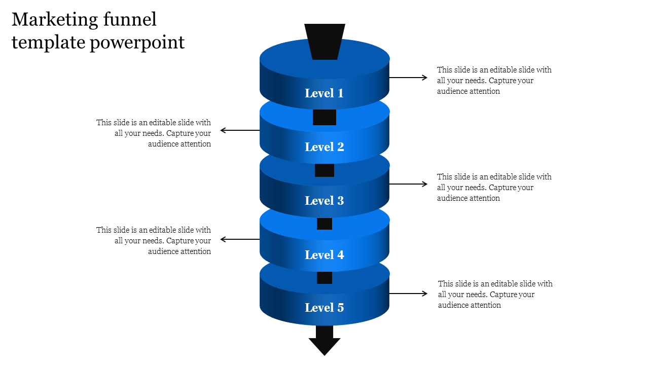 Marketing Funnel PowerPoint Template And Google Slides