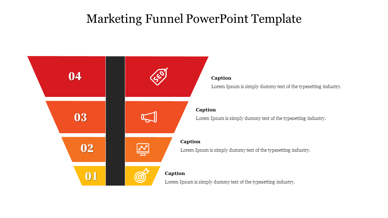 Creative Marketing Funnel PPT Template and Google Slides