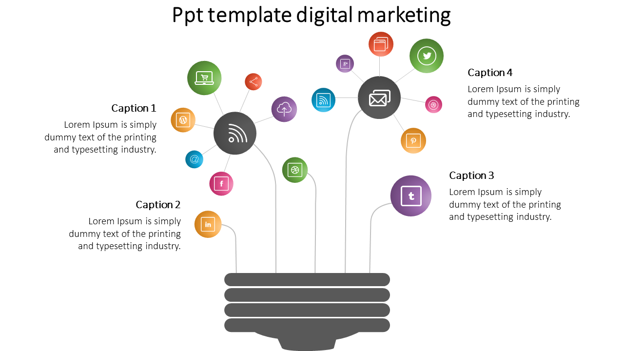 PPT Template Digital Marketing for beginners