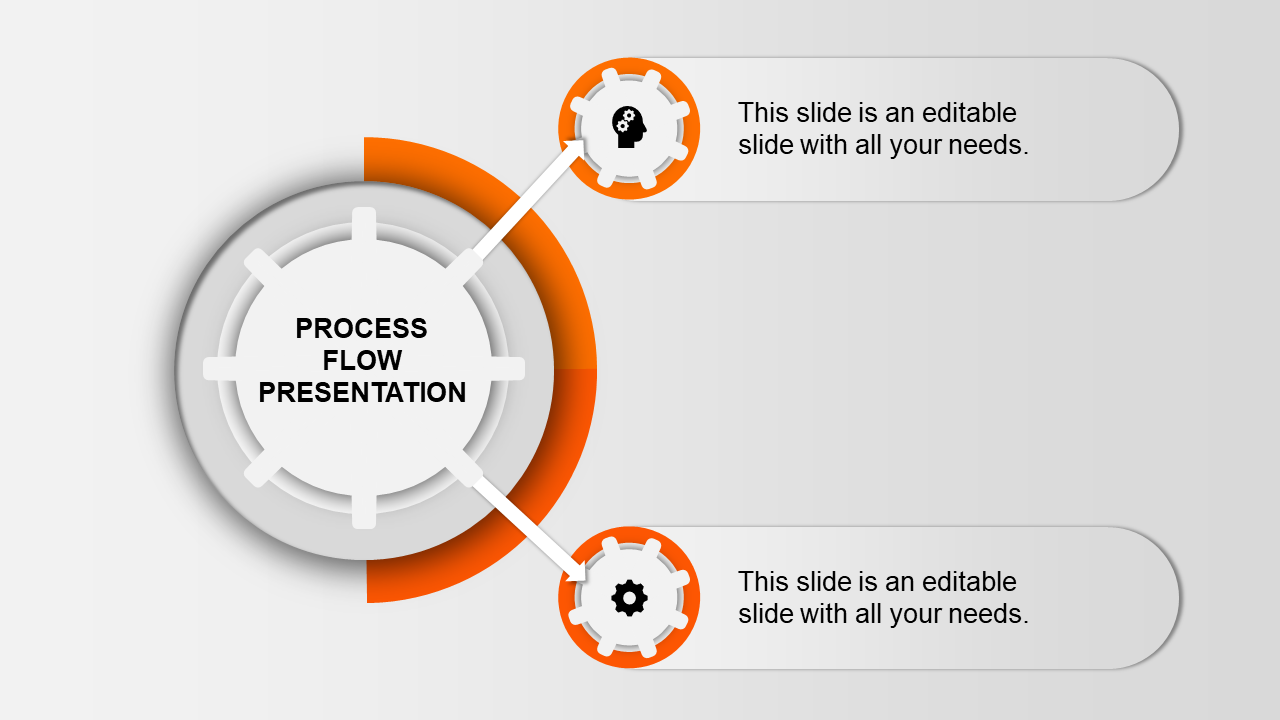 Process Flow PowerPoint Template for Efficient Workflow