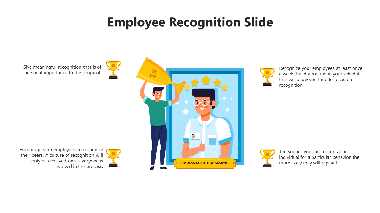 Attractive Employee Recognition PowerPoint And Google Slides