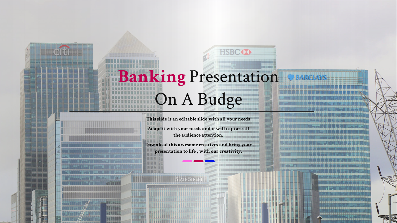 Get Bank Presentation PowerPoint Template