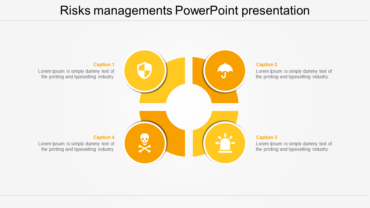 Wonderful Risk Management Presentation Slides Template