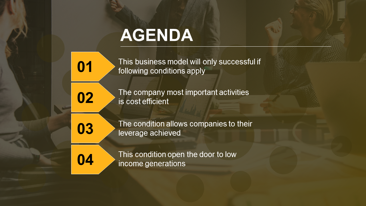 Download Unlimited Agenda PPT Presentation Template Slide