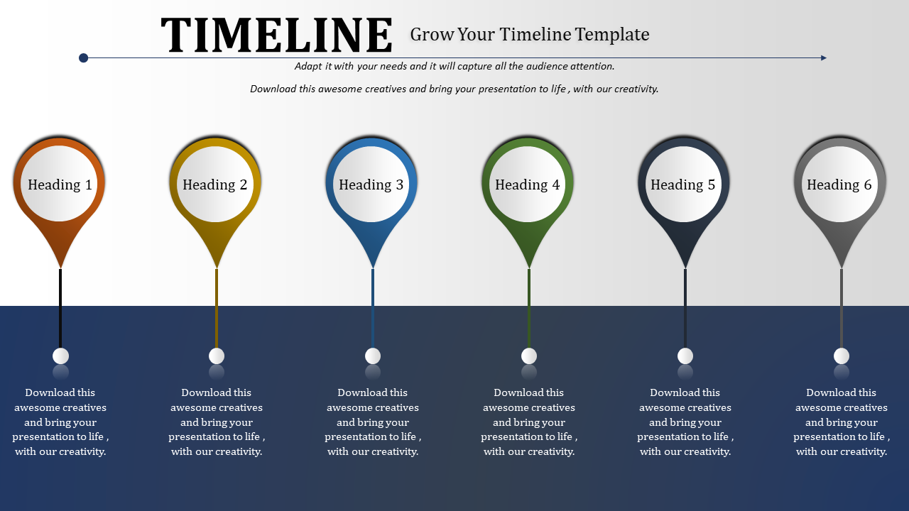 create visual timeline powerpoint