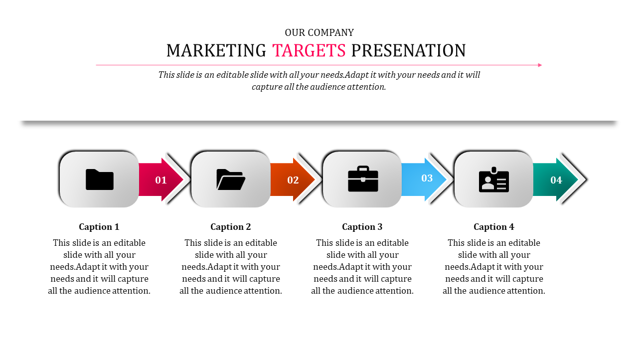 Get Company Marketing Target PPT Templates Designs