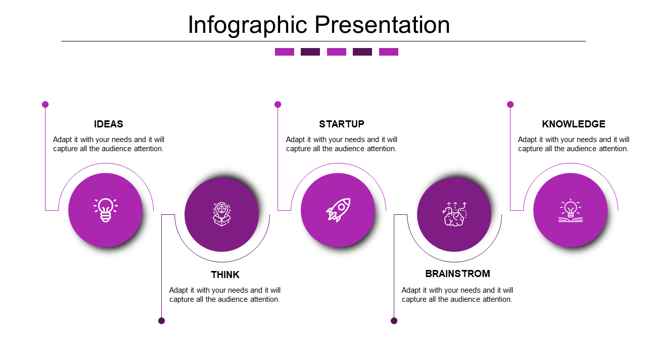 Creative Infographic PPT Template for Powerful Visuals