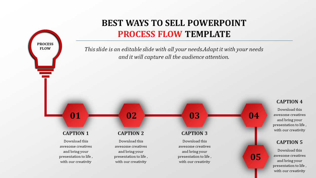 Use Process Flow  PowerPoint Template Presentation