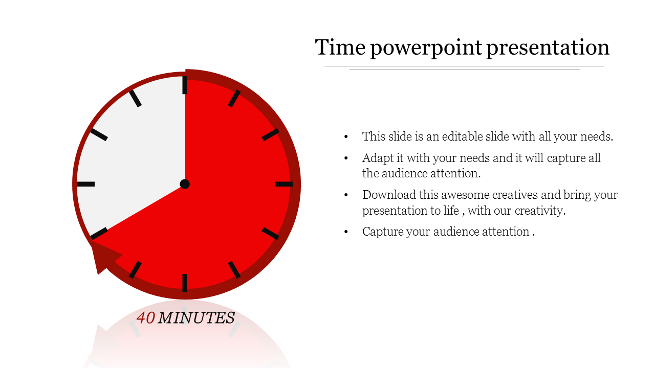 Creative Time PPT and Google Slides Template For Presentation