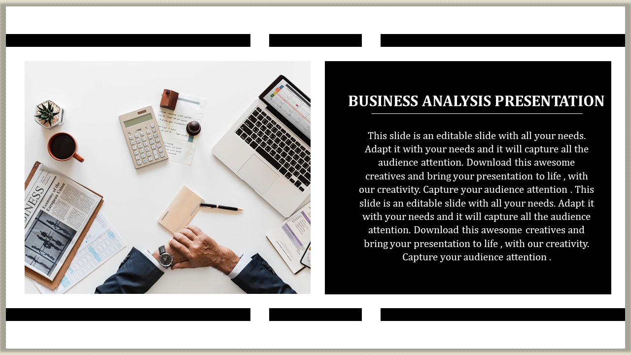 Perfect Business Analysis Presentation Template