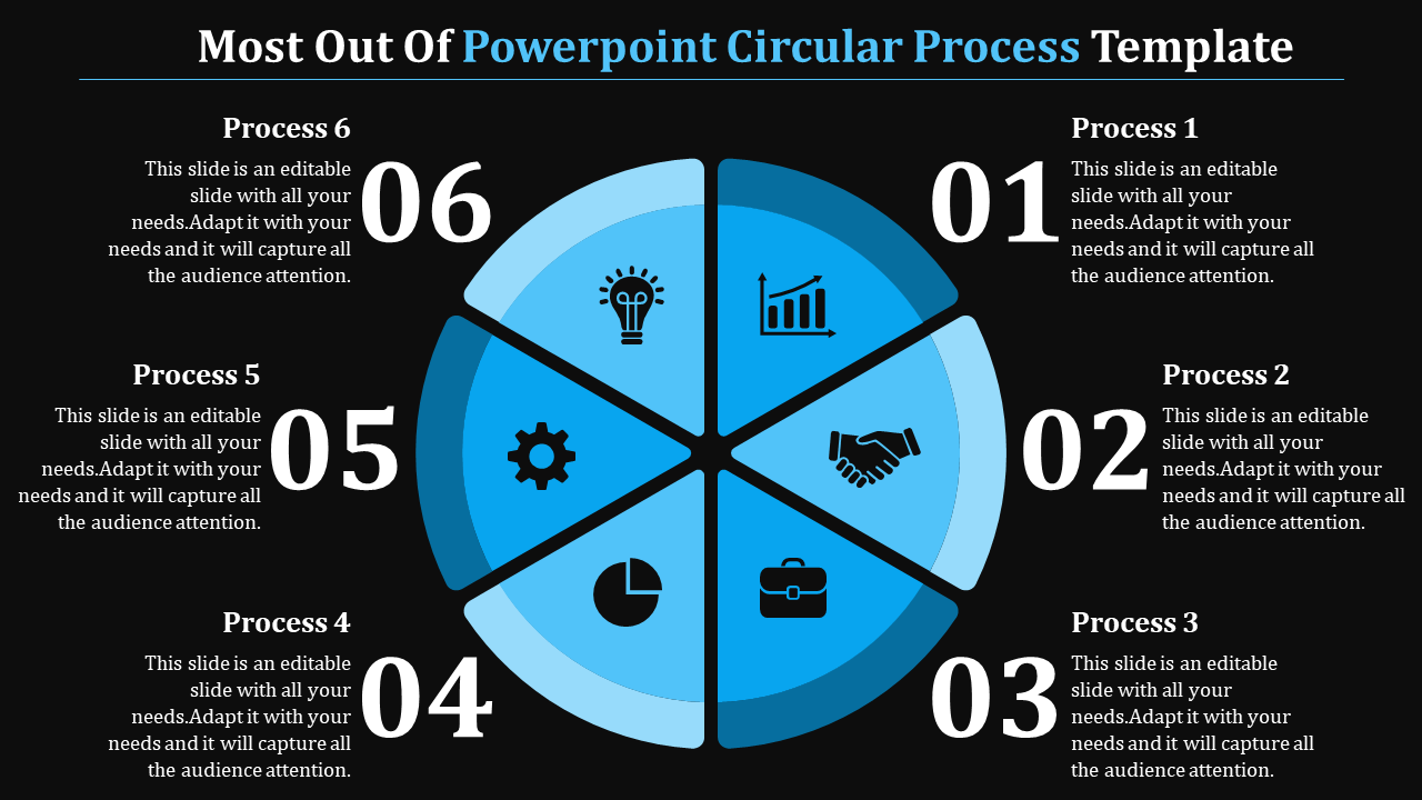 Circular Process PowerPoint Presentation Template 