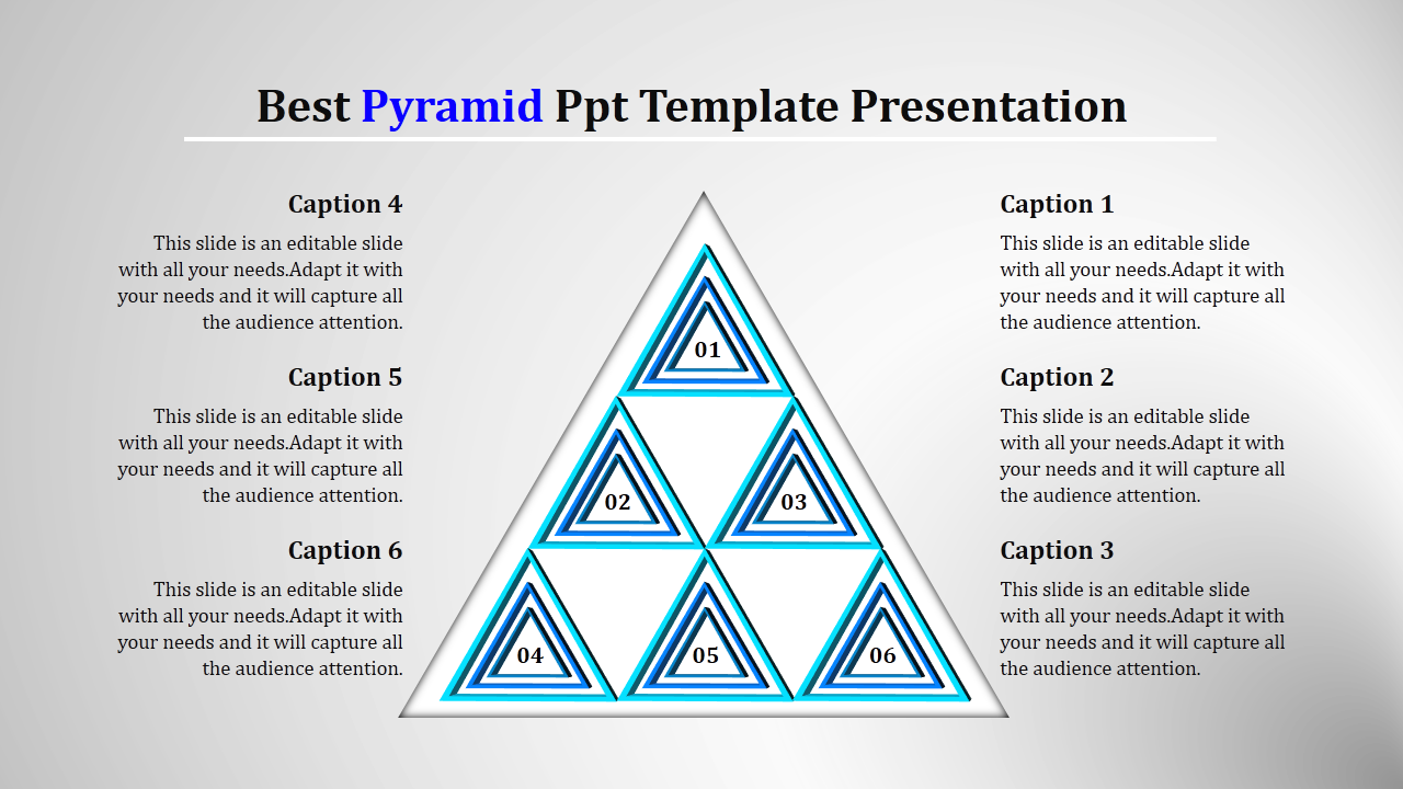 Get Our Pyramid PowerPoint Presentation Template